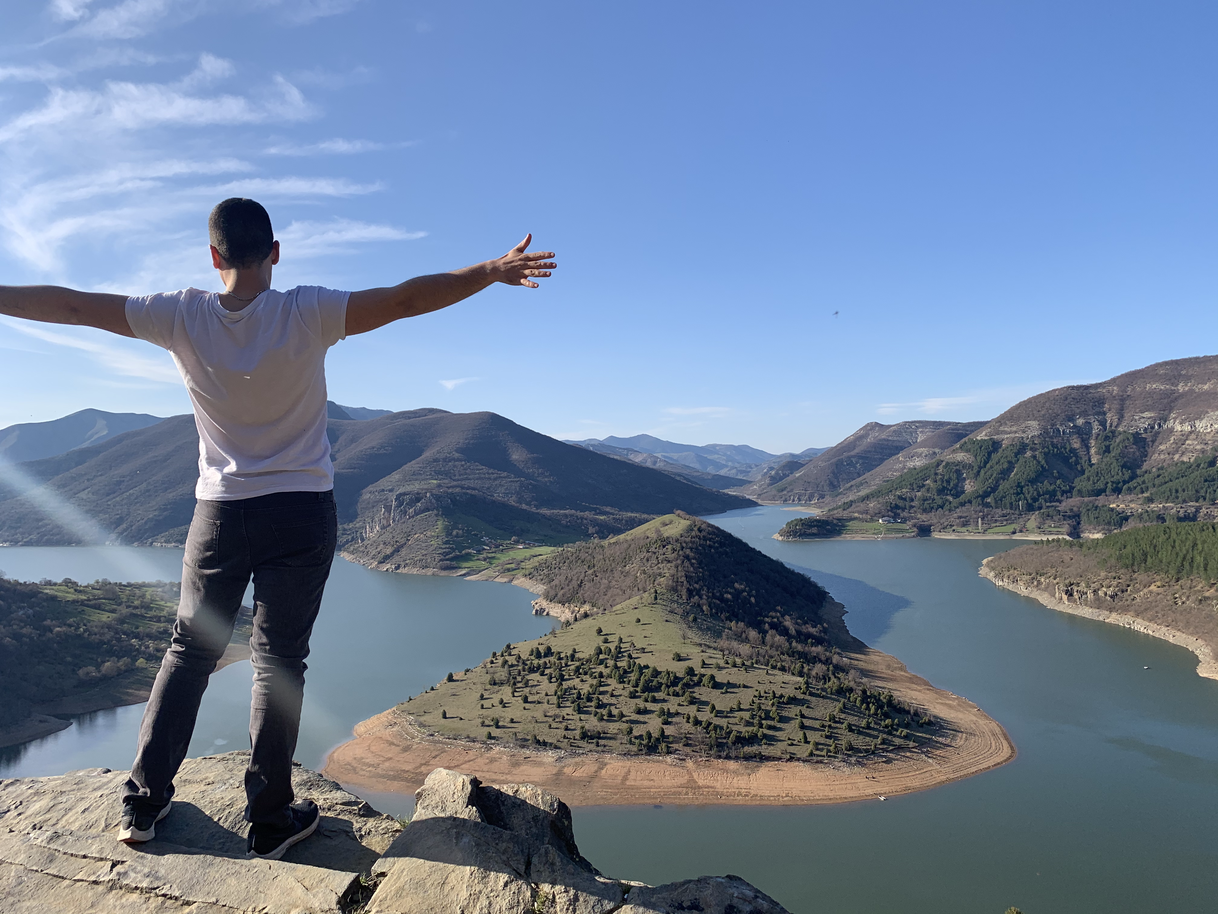 Kliment on a mountain